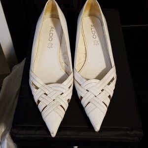 White Aldo shoes